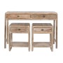 Consolle Home ESPRIT Teca Legno Riciclato 121 x 35 x 88 cm (3 Pezzi)