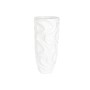 Vaso Home ESPRIT Bianco Fibra di Vetro Onde 40 x 40 x 91 cm