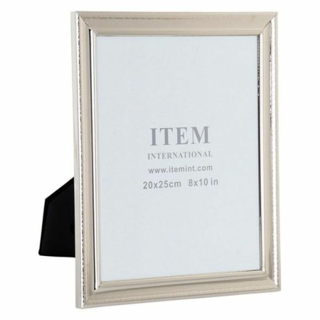 Cornice Portafoto DKD Home Decor ‎S3011544 Cristallo Argentato Metallo Carta Legno MDF