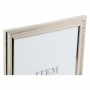 Cornice Portafoto DKD Home Decor ‎S3011544 Cristallo Argentato Metallo Carta Legno MDF