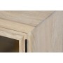 Comodino Home ESPRIT Naturale Cristallo Legno di mango 45 x 35 x 57 cm