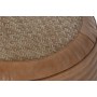 Cuscino Home ESPRIT Da terreno Marrone Cammello Rattan 50 x 50 x 30 cm