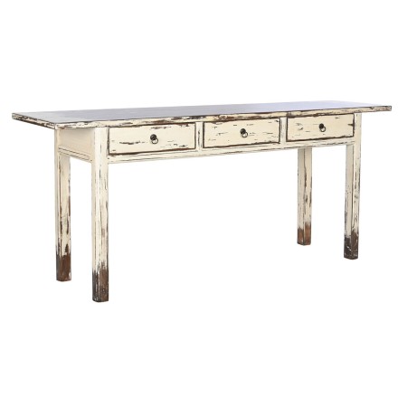 Console Home ESPRIT Bianco Marrone Legno di olmo 172 x 40 x 85 cm