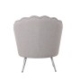 Poltrona Home ESPRIT Grigio Argentato Metallo 80 x 75 x 86 cm