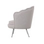 Poltrona Home ESPRIT Grigio Argentato Metallo 80 x 75 x 86 cm