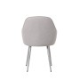 Sedia Home ESPRIT Grigio Argentato 55 x 55,5 x 88 cm