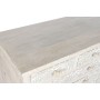 Cassettiera Home ESPRIT Bianco Naturale Legno di mango Legno MDF 145 x 41 x 75 cm