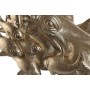 Statua Decorativa Home ESPRIT Nero Dorato Ippopotamo 33 x 21,5 x 45 cm