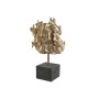 Statua Decorativa Home ESPRIT Nero Dorato Ippopotamo 33 x 21,5 x 45 cm