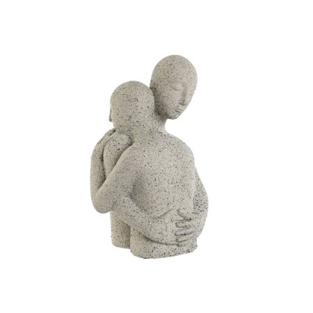 Statua Decorativa Home ESPRIT Bianco Romantico Coppia 25,8 x 22,5 x 38,5 cm