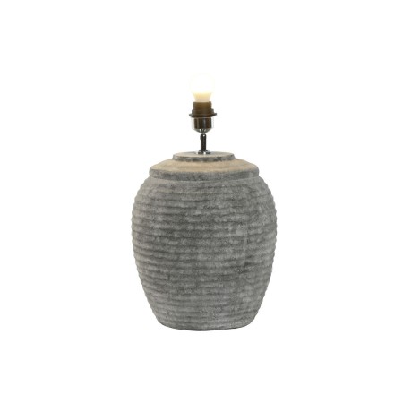 Lampada da tavolo Home ESPRIT Grigio Cemento 30 x 30 x 46 cm