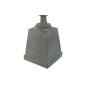 Lampada da tavolo Home ESPRIT Bianco Grigio Resina 35,5 x 35,5 x 79 cm