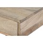 Set di mobili Home ESPRIT Marrone Argentato Acciaio Legno di mango 110 x 40 x 76 cm (3 Pezzi)