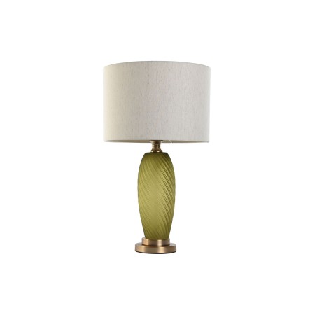 Lampada da tavolo Home ESPRIT Verde Beige Dorato Cristallo 50 W 220 V 36 x 36 x 61 cm