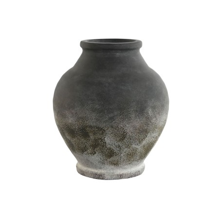 Vaso Home ESPRIT Grigio Terracotta Orientale 28 x 28 x 33 cm