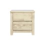 Comodino Home ESPRIT Naturale Acacia 60 x 42 x 60 cm