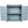 Scaffale Home ESPRIT Turchese Blu cielo Metallo Legno MDF 87 x 44 x 168,5 cm