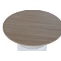 Tavolo aggiuntivo Home ESPRIT Bianco Naturale Metallo Legno MDF 55 x 55 x 52,5 cm