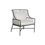 Poltrona Home ESPRIT Bianco Nero Metallo 70 x 68 x 79 cm