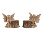 Statua Decorativa Home ESPRIT Marrone Fata 18 x 10 x 15 cm (2 Unità)