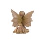 Statua Decorativa Home ESPRIT Marrone Fata 14 x 12 x 15,5 cm (2 Unità)