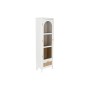 Scaffale Home ESPRIT Bianco Rattan Legno di paulownia 48 x 29 x 161 cm