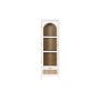 Scaffale Home ESPRIT Bianco Rattan Legno di paulownia 48 x 29 x 161 cm