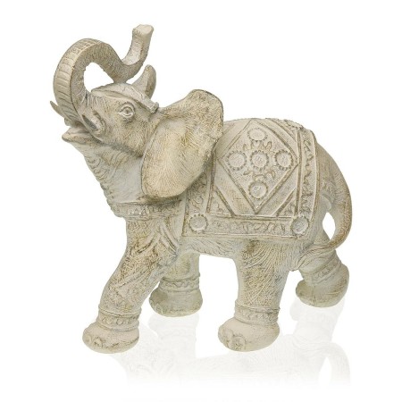 Statua Decorativa Versa Elefante 10,5 x 22,5 x 23 cm Resina