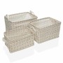 Set di Cestini Versa Camy Poliestere Tessile 3 Pezzi (25 x 22 x 35 cm)