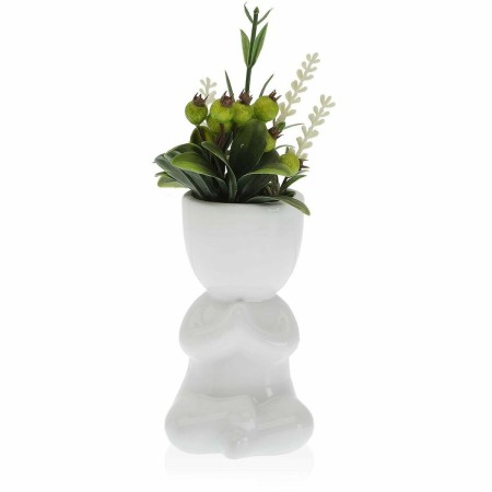 Vaso Versa Bianca Stile provenzale Ceramica (6 x 12 x 8 cm)