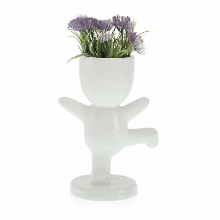 Vaso Versa Bianca Stile provenzale Ceramica (6 x 15 x 12 cm)