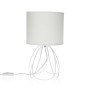 Lampada da tavolo Versa Mila Bianco 20 x 36 cm Metallo