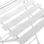 Tavolo con 2 sedie DKD Home Decor Bianco Metallo (3 pcs)