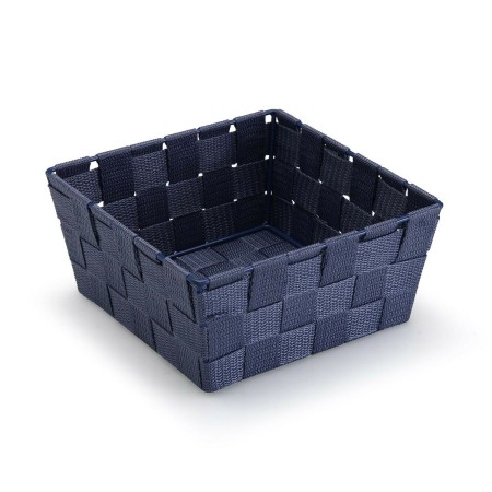 Cestino Versa Blu scuro Media Tessile 19 x 9 x 19 cm