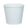 Vaso Versa Zink Bianco 18,5 x 16 x 18 cm Metallo