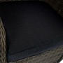 Tavolo con 6 sedie DKD Home Decor MB-166668 Cristallo Poliestere rattan sintetico Acciaio (200 x 100 x 75 cm) (7 pcs)