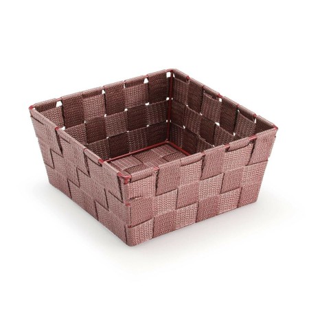 Cestino Versa Rosa Tessile 19 x 9 x 19 cm