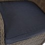 Tavolo con 6 sedie DKD Home Decor MB-176977 Cristallo Poliestere rattan sintetico Acciaio (200 x 100 x 75 cm) (7 pcs)