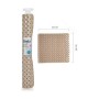 Tappeto da bagno Intrecciato Beige PVC (0,03 x 50 x 50 cm) (12 Unità)