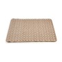 Tappeto da bagno Intrecciato Beige PVC (0,03 x 50 x 50 cm) (12 Unità)