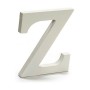 Lettera Z Legno Bianco (1,8 x 21 x 17 cm) (12 Unità)