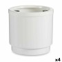 Vaso Autoirrigante Bianco polipropilene (26 x 25 x 26 cm) (4 Unità)