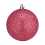 Set di palline di Natale Rosa Plastica Ø 8 cm (24 Unità)