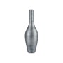 Vaso Righe Ceramica Argentato Grigio (21 x 78 x 21 cm)