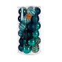 Set di palline di Natale Azzurro PVC 8 x 9 x 8 cm (4 Unità)