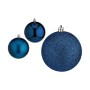 Set di palline di Natale Azzurro Plastica 8 x 9 x 8 cm (12 Unità)