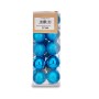 Set di palline di Natale Ø 3 cm Azzurro Plastica (12 Unità)