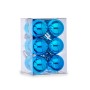 Set di palline di Natale Ø 3 cm Azzurro Plastica 12 x 6 x 6 cm (12 Unità)