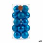 Set di palline di Natale Azzurro PVC (12 Unità)