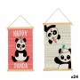 Decorazione da Parete Panda 1 x 54 x 33 cm (24 Unità)